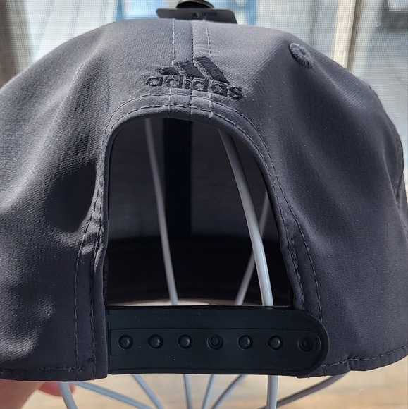 Adidas Men's Three Bar Structured Snapback Adjustable Fit Cap - Picture 5 of 12